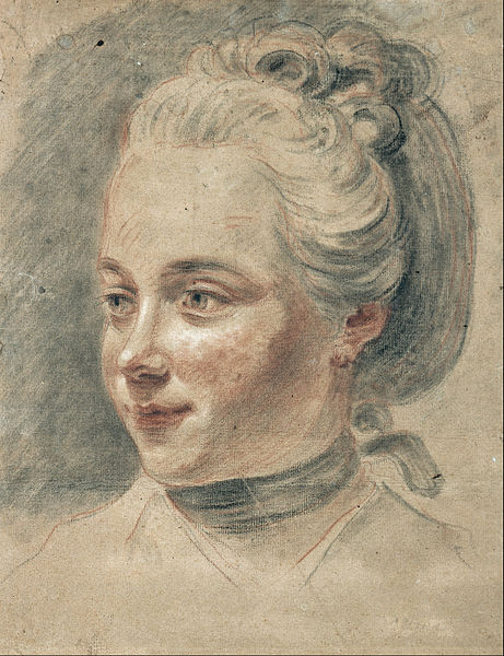 File:Johann Heinrich Tischbein the Younger - Three-Quarter View of the Head of a Girl, Turning to the Left - Google Art Project.jpg