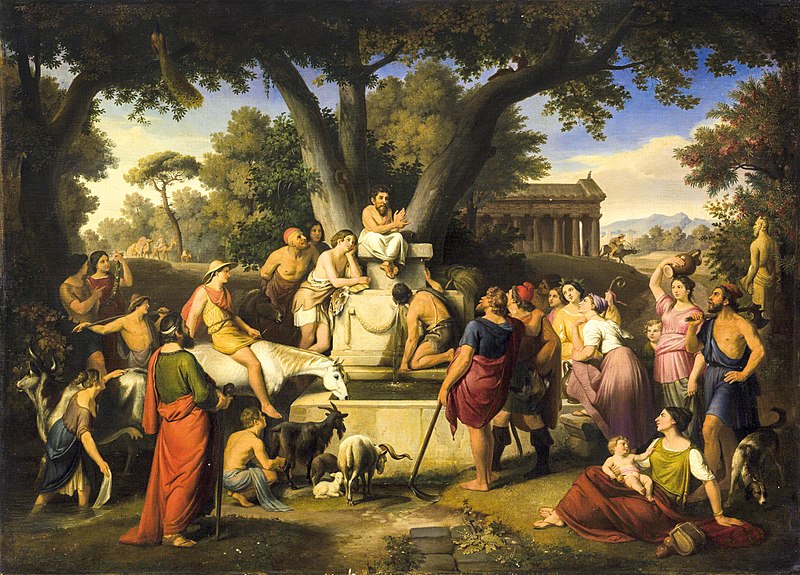 Johann Michael Wittmer - Aesop Tells his Fables.jpg