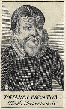 Johannes Piscator wirkte 1608 im Disputation mit (Quelle: Wikimedia)