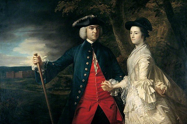 John, 2nd Earl of Egmont and His Second Wife Catherine.