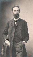 Rakouský chemik a fotograf Dr. Josef Maria Eder (1855–1944) v roce 1887