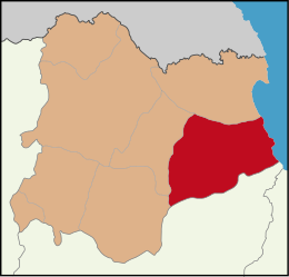 Distretto di Vize – Mappa