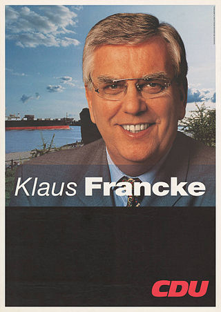 <span class="mw-page-title-main">Klaus Francke</span> German politician (1936–2020)