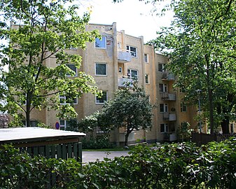 "Serpentine House" housing block, Helsinki, Yrjö Lindegren, 1949–1951.