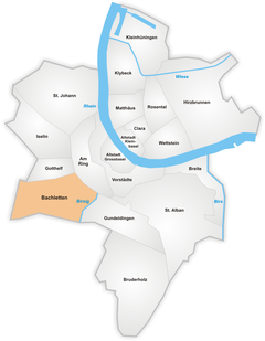 Mapa Bachletten