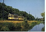 Kassel 224+511 op de Museumtramlijn bij de Amsterdamseweg; 29 juli 1984.