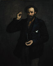 Portrait of Hardie painted in 1893 by Scottish artist Henry John Dobson Keir Hardie, Independent Labour.jpg