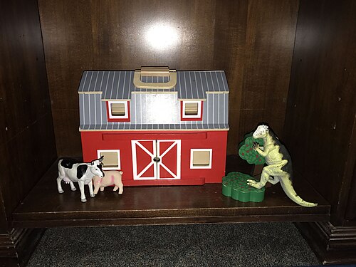 kids barn and animals