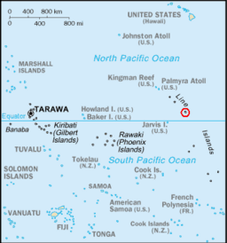 Kirimatis läge i Kiribati.