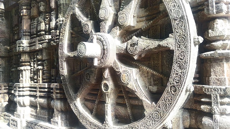 File:Konark sun temple-wheel carving1.jpg