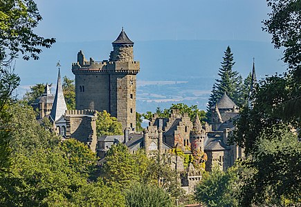 Löwenburg Bergpark Wilhelmshöhe Kassel Germany