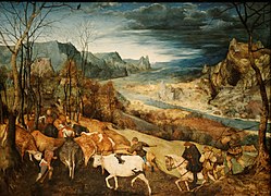 La Rentrée des troupeaux (octobre-novembre), 1565.