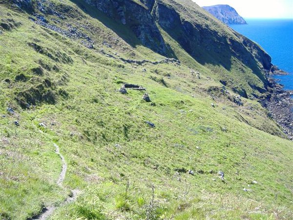 Lag ny Keeilley ("Hollow of the Church") on Cronk ny Arrey Laa ("Hill of the Day Watch"). The Manx language has had a substantial influence on the isl