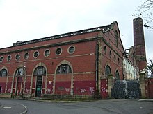 Shrubhill Tramworks prior to redevelopment Last days of the old Shrubhill tram depot - geograph.org.uk - 1839315.jpg