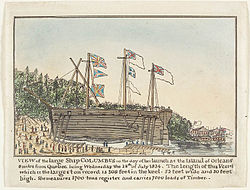 Launching of Columbus Le "Columbus" 1824.jpg