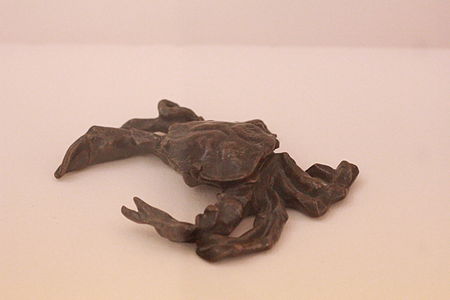 Encrier représentant un crabe, musée des beaux-arts de Rouen