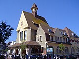 Post office, built in a church-like style