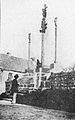Le calvaire de l'enclos paroissial de Saint-Divy en 1910