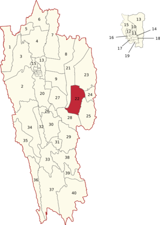 <span class="mw-page-title-main">Tuichang Assembly constituency</span> Constituency of the Mizoram legislative assembly in India