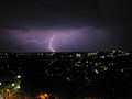 Lightning over Wageningen (Netherlands)