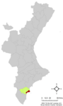 Localització de Santa Pola respecte el País Valencià.png