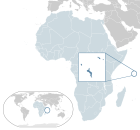 Map of the Seychelles