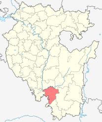 Kugarčinskij rajon – Mappa
