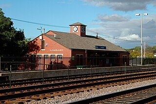 <span class="mw-page-title-main">Lombard station</span> Commuter rail station in Lombard, Illinois