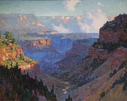 Looking across the Grand Canyon by Edward Henry Potthast