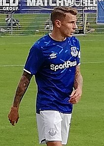 Lucas Digne v drese Everton FC