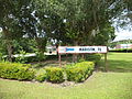 Madison Amtrak station sign