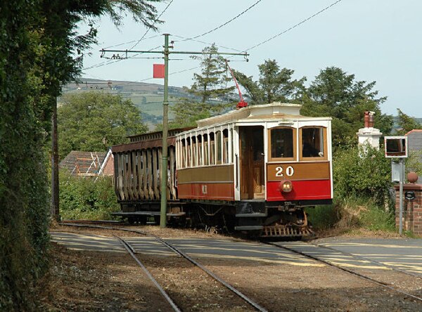 Winter Saloon No. 20 of 1899, Baldrine railway station