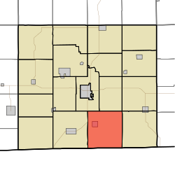 Map highlighting Caldwell Township, Appanoose County, Iowa.svg