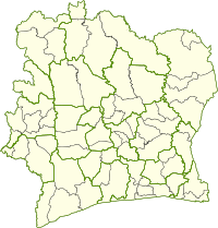 Карта департаментов Кот-д'Ивуара (2005-2006 гг.).Svg
