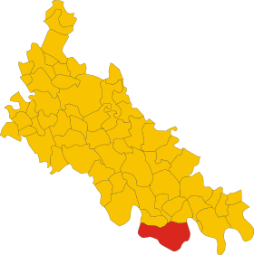 Map of comune of San Rocco al Porto (province of Lodi, region Lombardy, Italy).svg