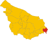 Map of comune of Torchiarolo (province of Brindisi, region Apulia, Italy).svg