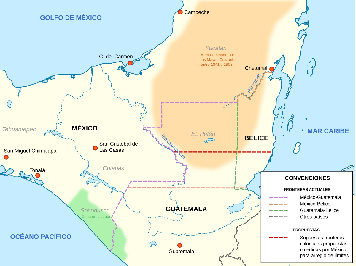 Карта юкатана мексика