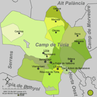 Общини на Camp de Túria