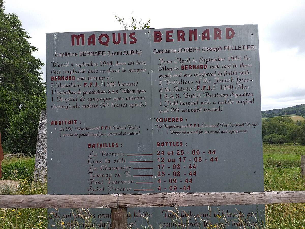 Fichier Maquis Bernard Jpg Wikipedia