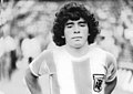 Debut with Argentina national team, 1977