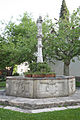 Marienbrunnen bei Hofkirche (am alten Brunnenetz der Stadt Luzern angeschlossen, Trinkwasser)