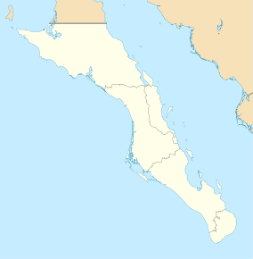 Map showing the location of Cabo Pulmo National Park
