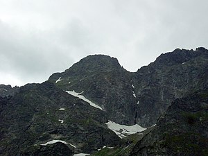 Lodowczyk Mięguszowiecki from the Bergsee Meerauge