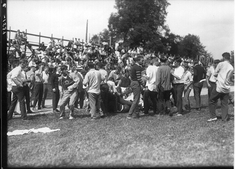 File:Miami University freshman-sophomore contest participants at Miami Field 1922 (3191496176).jpg