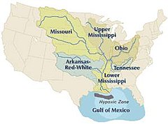 Mapa Luizjany