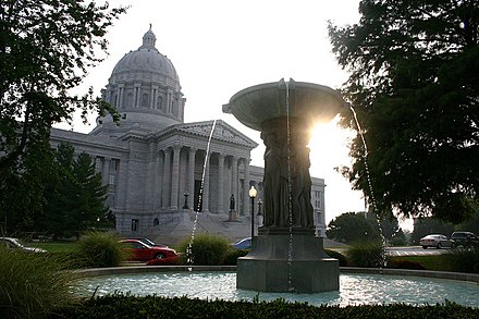 The Missouri State Capitol in Jefferson City