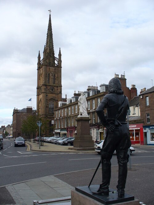 Montrose and the steeple