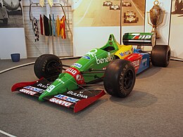 Motor-Sport-Museum am Hockenheimring, 1989 Benetton Ford 189, pic3.JPG