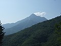 Deutsch: Berg Athos old name: dscf_F30-2_010388_Berg_Athos_mit_Wolke.jpg English: Mount Athos