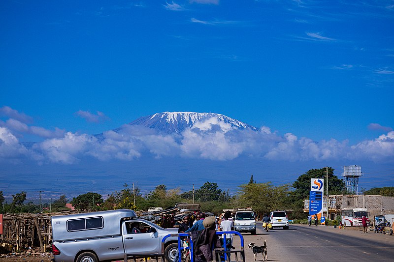 File:Mount Kilimanjaro Dormant Volcano In United Republic Of Tanzania kibo Mawenzi Shira Highest Peaks.jpg